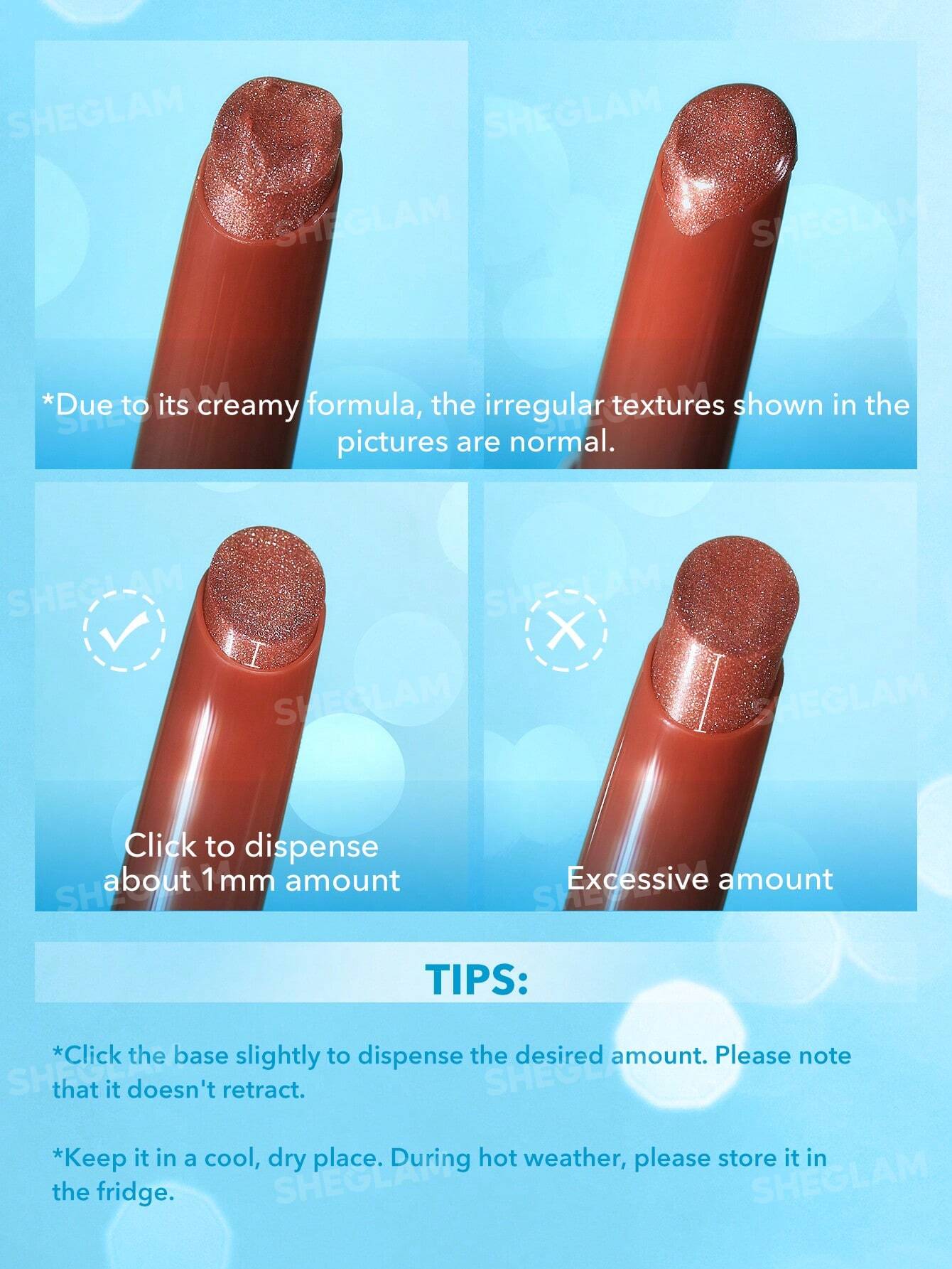 SHEGLAM Pout-Perfect Shimmer Lip Plumper – Sugar Crystl – Clear Glitter Gloss – Plumping Shine – Hydrating Formula – 2g – Korean Beauty