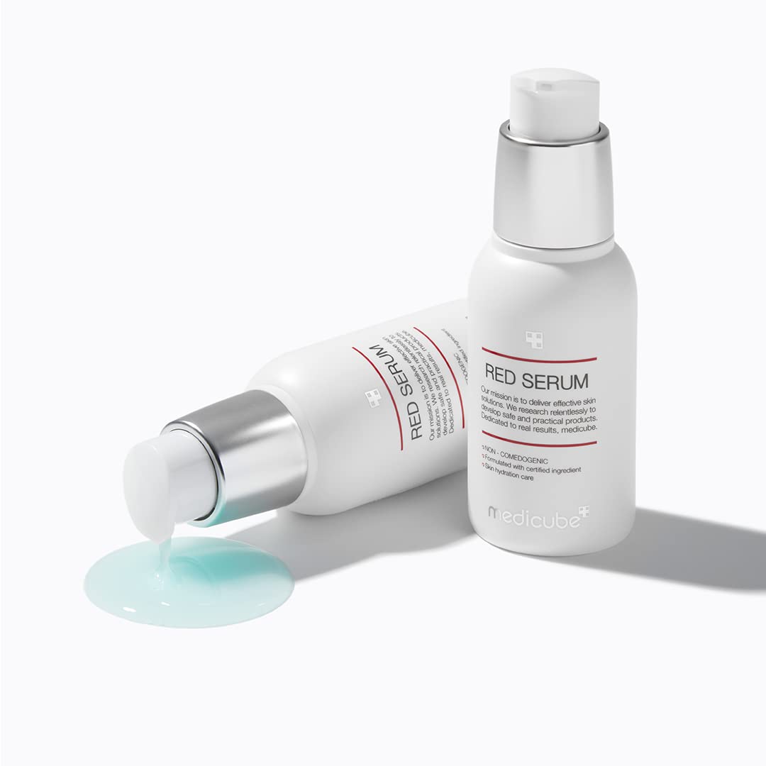 medicube Red Serum – 30ml non-comedogenic acne treatment serum for oily and sensitive skin
