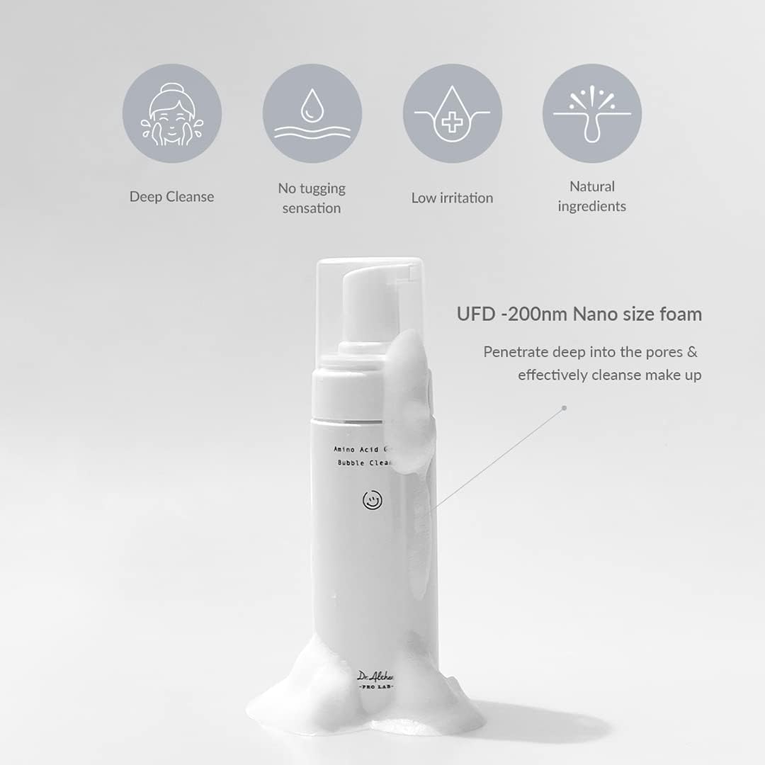 Dr. Althea Amino Acid Gentle Bubble Cleanser – 150ml foam face wash for sensitive and dry skin