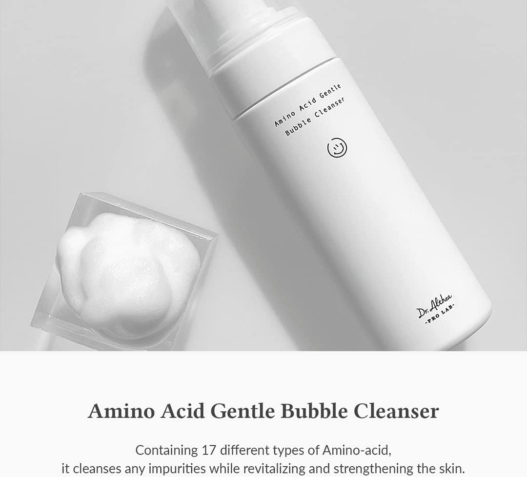 Dr. Althea Amino Acid Gentle Bubble Cleanser – 150ml foam face wash for sensitive and dry skin