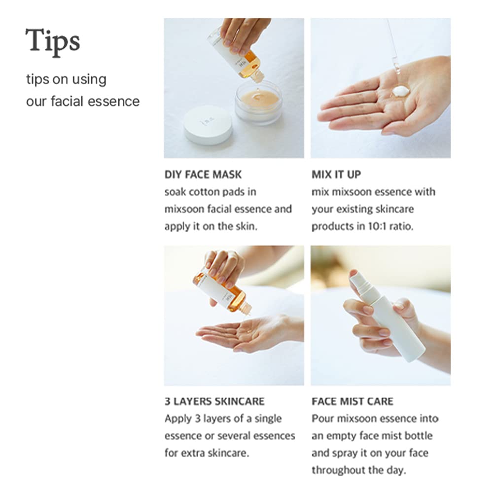 mixsoon Daisy Essence 100ml – Korean soothing and brightening skincare for sensitive skin