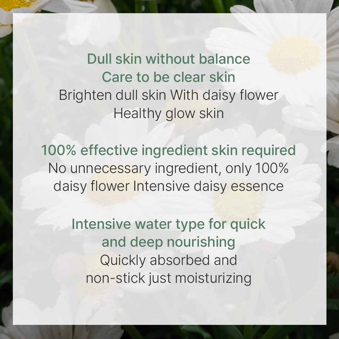 mixsoon Daisy Essence 100ml – Korean soothing and brightening skincare for sensitive skin