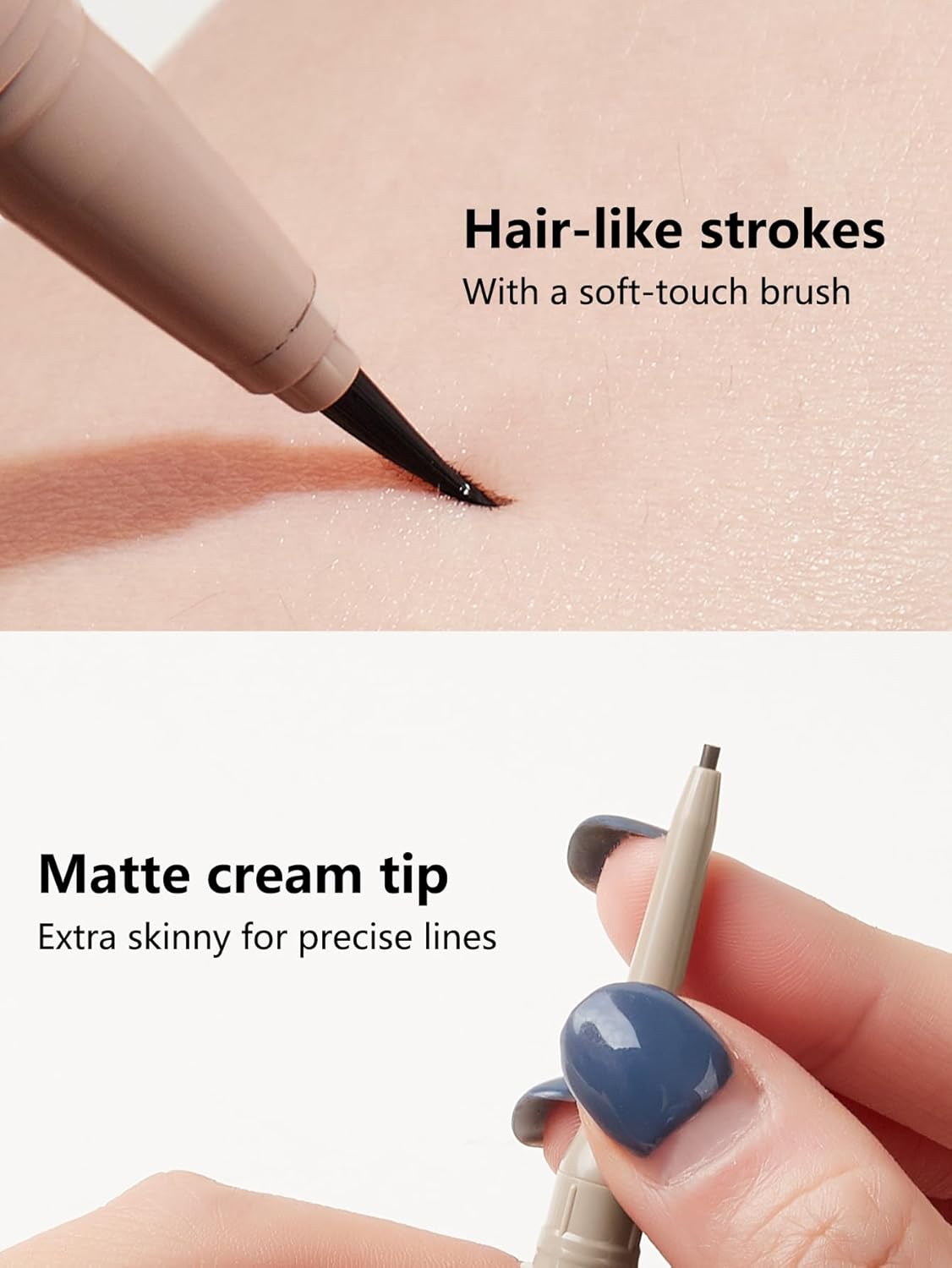 SHEGLAM Brows On Demand 2-In-1 Brow Pencil – Chocolate shade – Eyebrow definer for medium to dark hair – longwear dual tip
