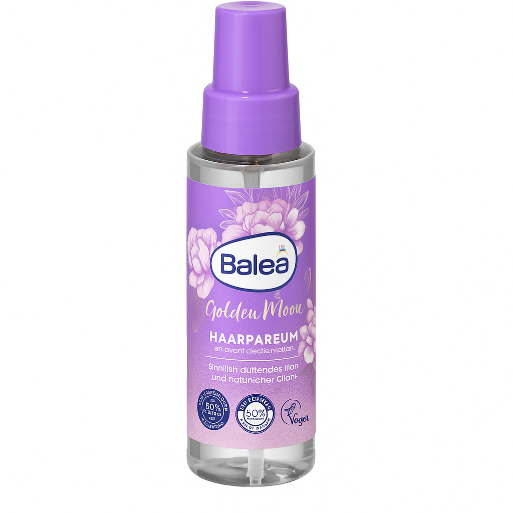 Balea Golden Touch Hair Parfum – 100ml | Luxurious oriental hair fragrance with elegant shine and freshness for all hair types