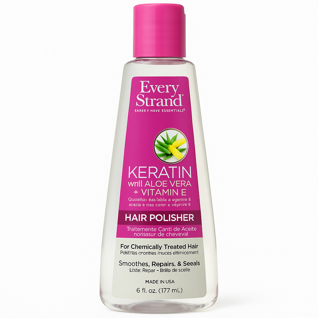 Every Strand Hair Polisher Keratin with Aloe Vera & Vitamin E – 177ml Packaging