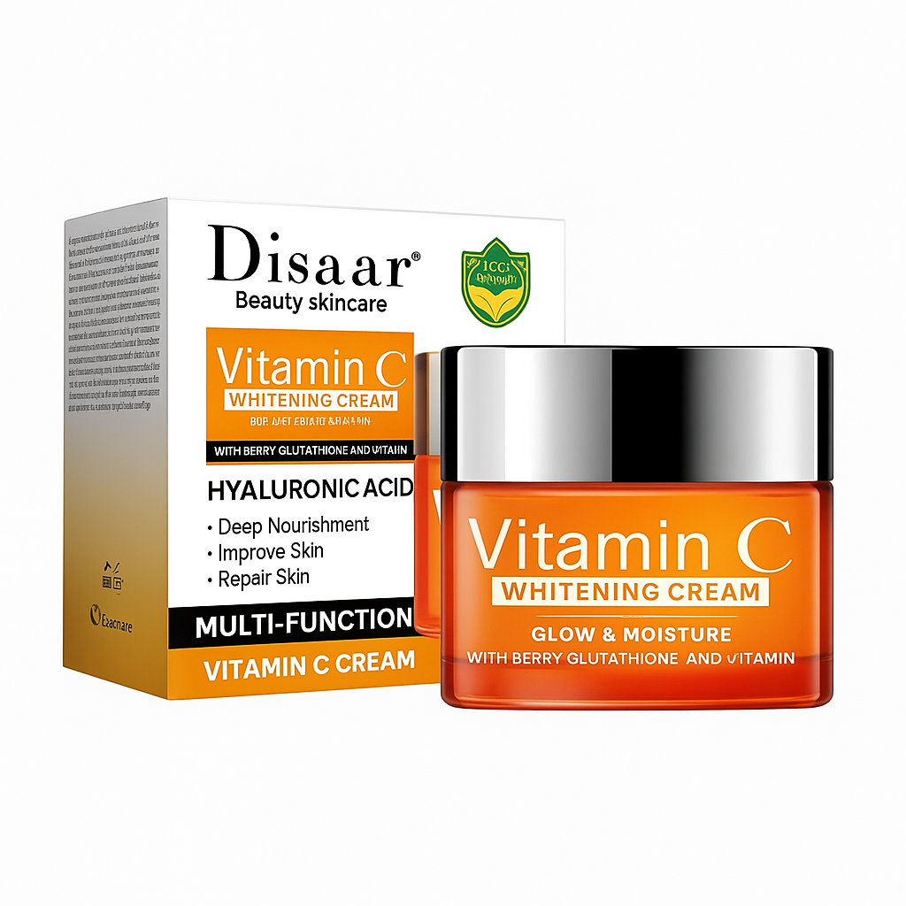 Disaar Beauty Vitamin C Whitening Cream – 50ml Packaging