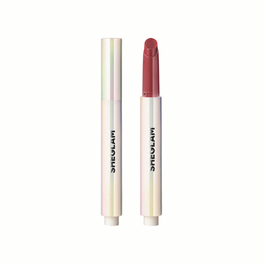 SHEGLAM Pout-Perfect Shine Lip Plumper – First Crush – Pink Romantic Gloss – Non-Sticky Hydrating Formula – 2g – Korean Original