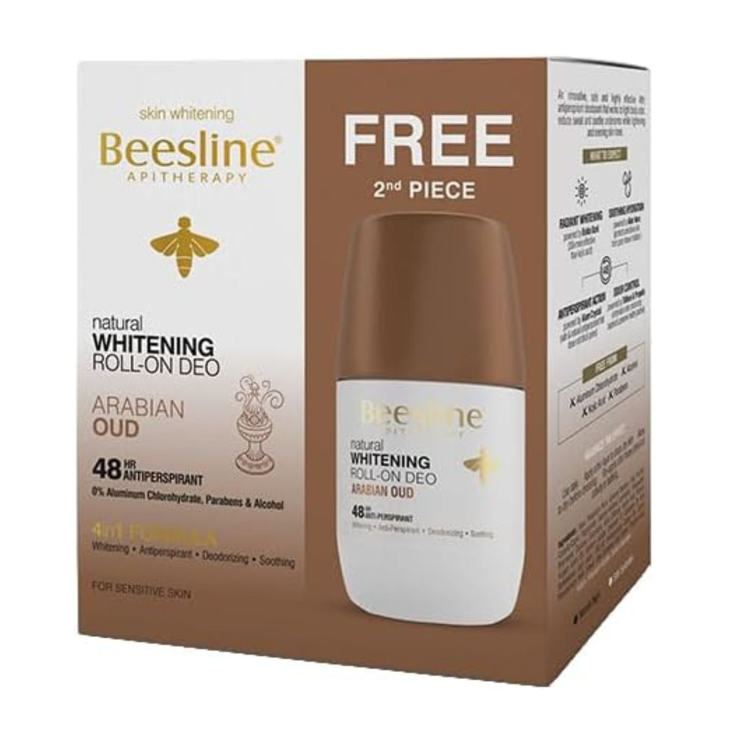 Beesline Whitening Roll-On Deodorant Arabian Oud