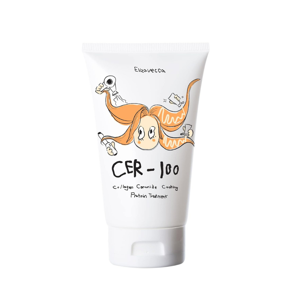 Elizavecca CER-100 Collagen Ceramide Protein Treatment – 100ml Korean protein hair mask for damaged and chemically treated hair