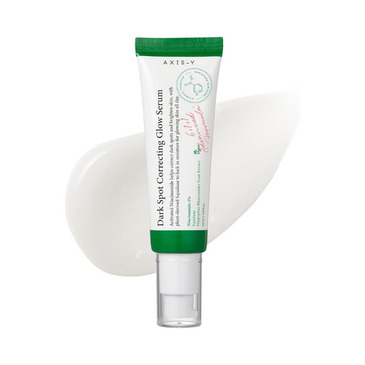 AXIS-Y Dark Spot Correcting Glow Serum – 5% Niacinamide + Squalane brightening serum targeting dark spots and post-acne marks – vegan K-Beauty