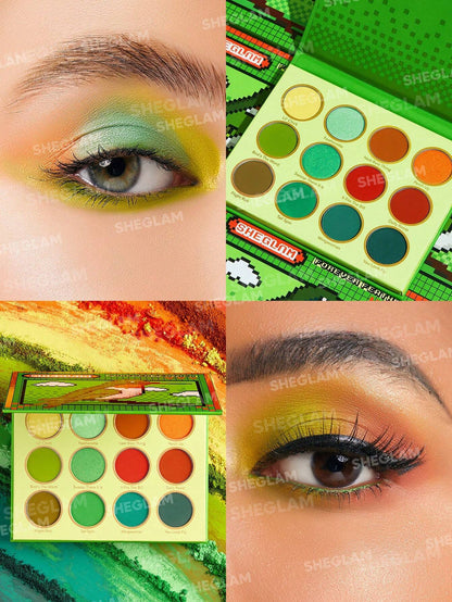 SHEGLAM Forever Feather Eyeshadow Palette with 12 hummingbird-inspired shades in matte and shimmer finishes
