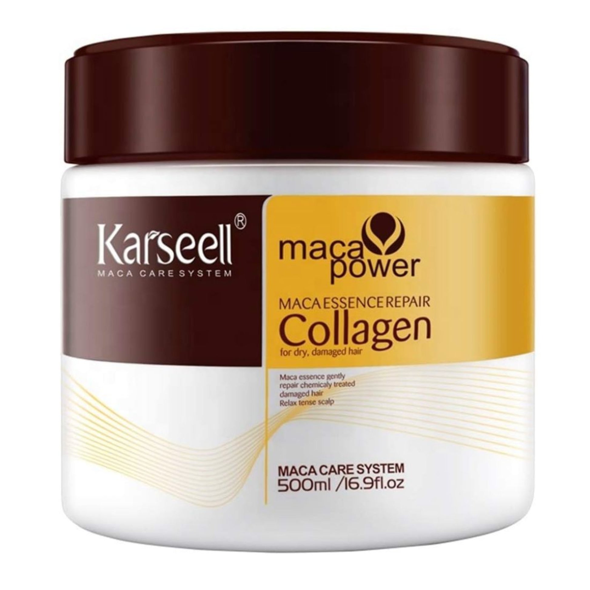 Karseell Collagen Hair Mask – Deep Repair & Nourishment 500ml packaging