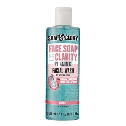 Soap & Glory Vitamin C Facial Wash - 3-in-1 Cleanser for Glowing Skin - 350ml