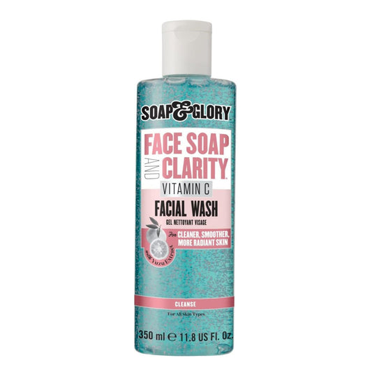 Soap & Glory Vitamin C Facial Wash - 3-in-1 Cleanser for Glowing Skin - 350ml