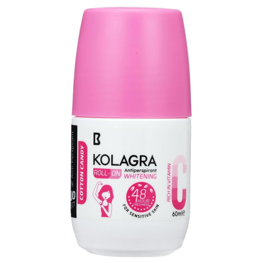 Kolagra Whitening Roll-On Deodorant Cotton Candy Scent 2-in-1 Promo Pack