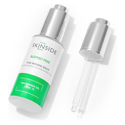 SkinSide Niacinamide 10% + Zinc 1% Oil Control & Pore Minimizing Serum – 25ml Packaging