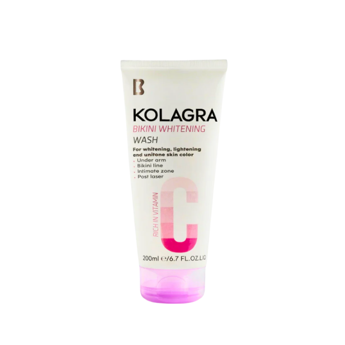 Kolagra Bikini Whitening Wash - 200ml Product Image

