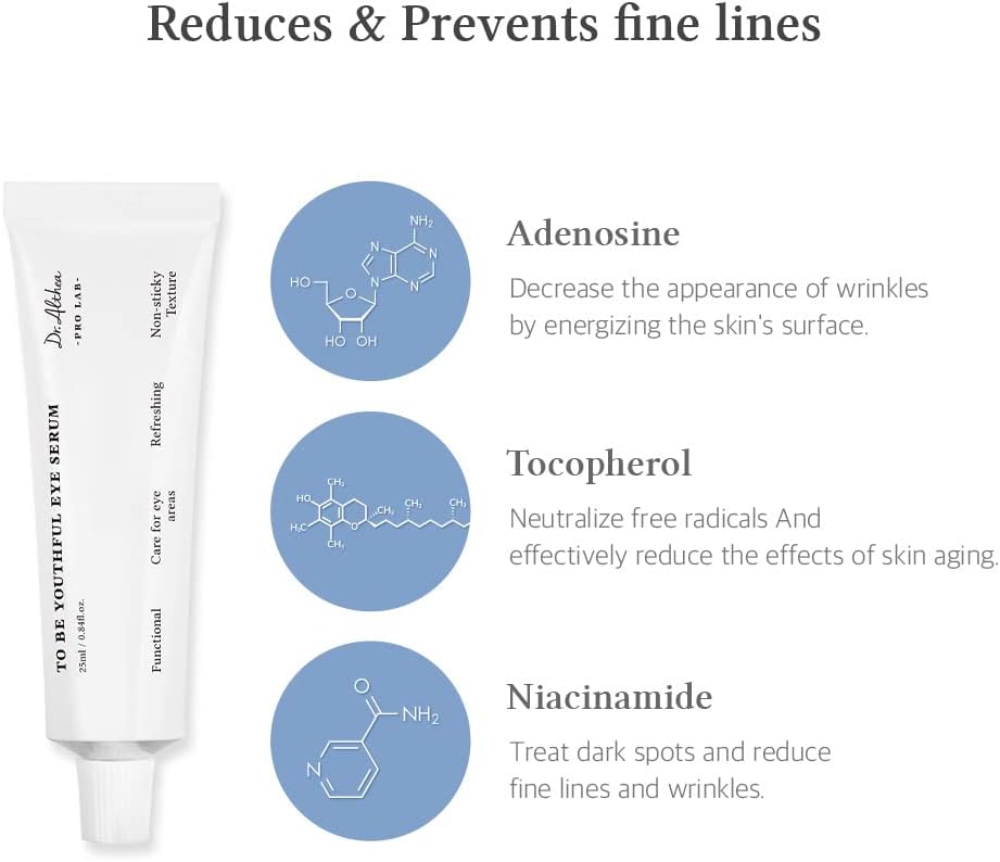 Dr. Althea To Be Youthful Eye Serum – 25ml anti-aging and hydrating eye cream for fine lines and wrinkles

