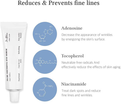 Dr. Althea To Be Youthful Eye Serum – 25ml anti-aging and hydrating eye cream for fine lines and wrinkles


