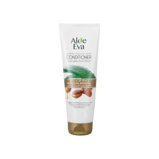 Aloe Eva Strengthening Hair Conditioner with Aloe Vera & Moroccan Argan Oil – 230ml Packaging