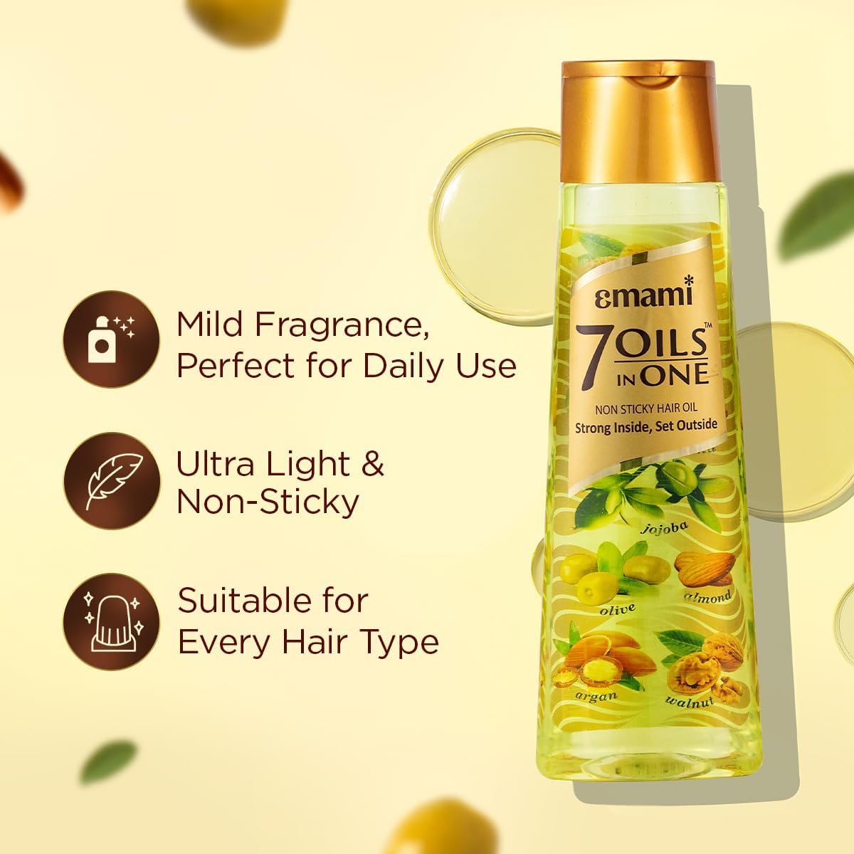 Emami 7 Oils In One Damage Control Hair Oil – 300ml Packaging