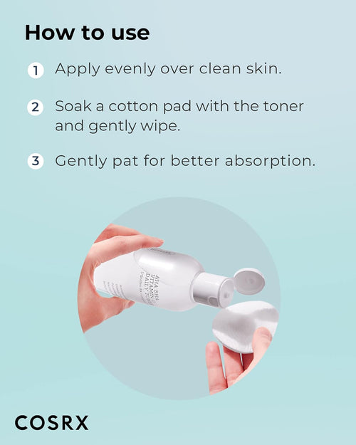 COSRX Refresh ABC Daily Toner (AHA BHA Vitamin C) 150ml Korean exfoliating toner for dull skin and texture refinement
