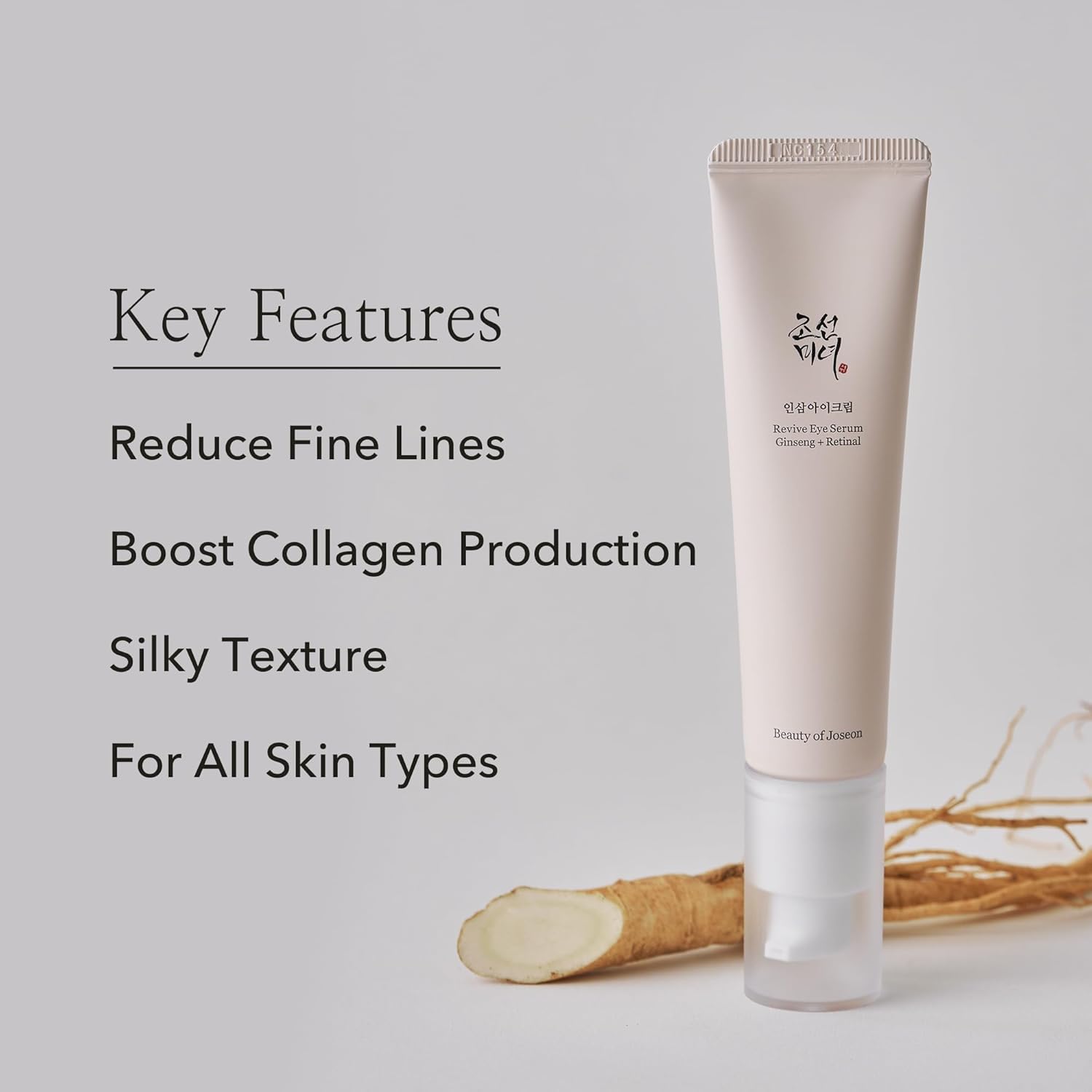 Beauty of Joseon Revive Eye Serum – 30ml with Ginseng and Retinal, anti-aging Korean serum for wrinkles and hydration

