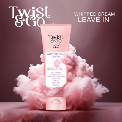 Twist & Go Whipped Cream Leave-In Conditioner – 250g Packaging