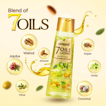 Emami 7 Oils In One Damage Control Hair Oil – 300ml Packaging