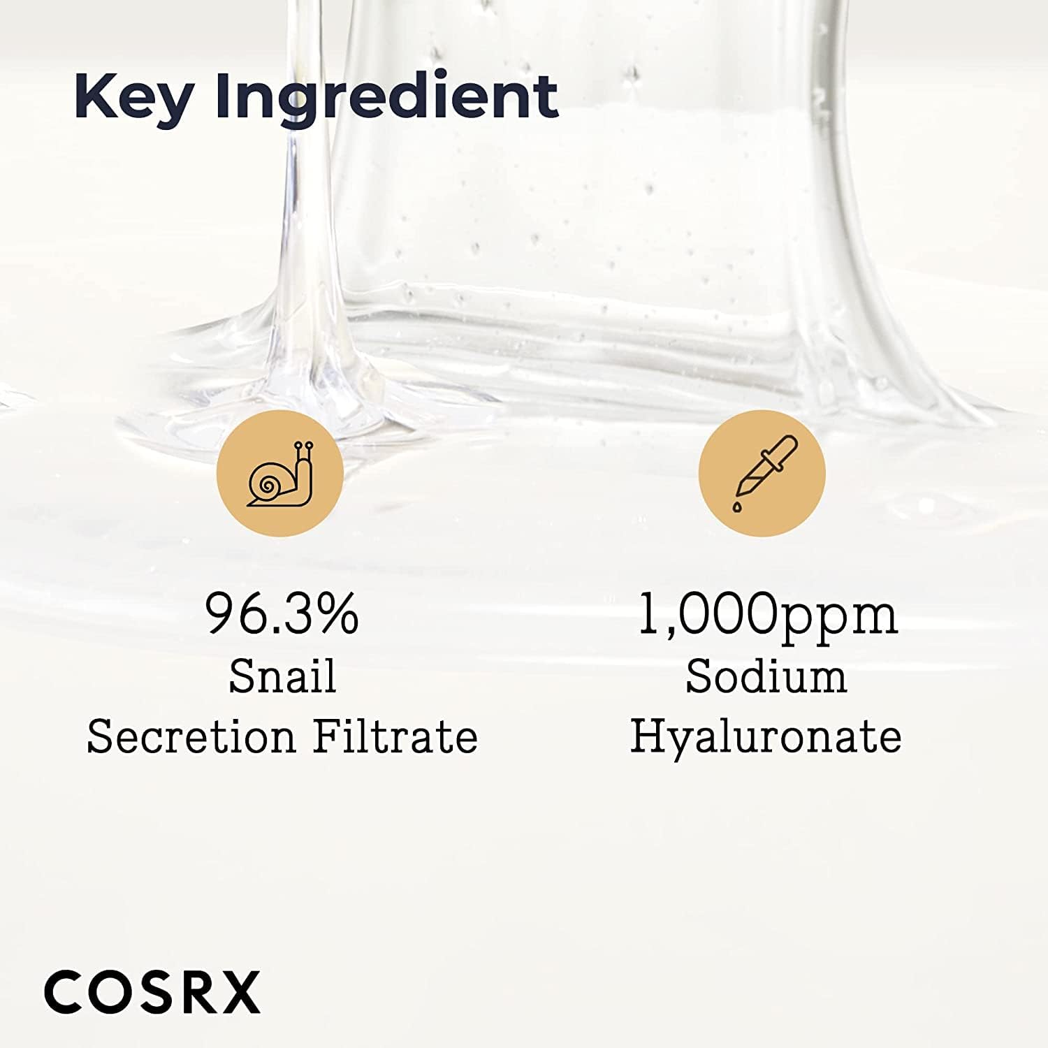 COSRX Advanced Snail 96 Mucin Power Essence – 100ml clear bottle for hydration and repair

