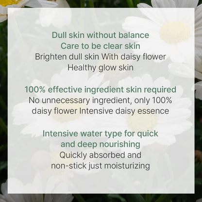 mixsoon Daisy Essence 100ml – Korean soothing and brightening skincare for sensitive skin
