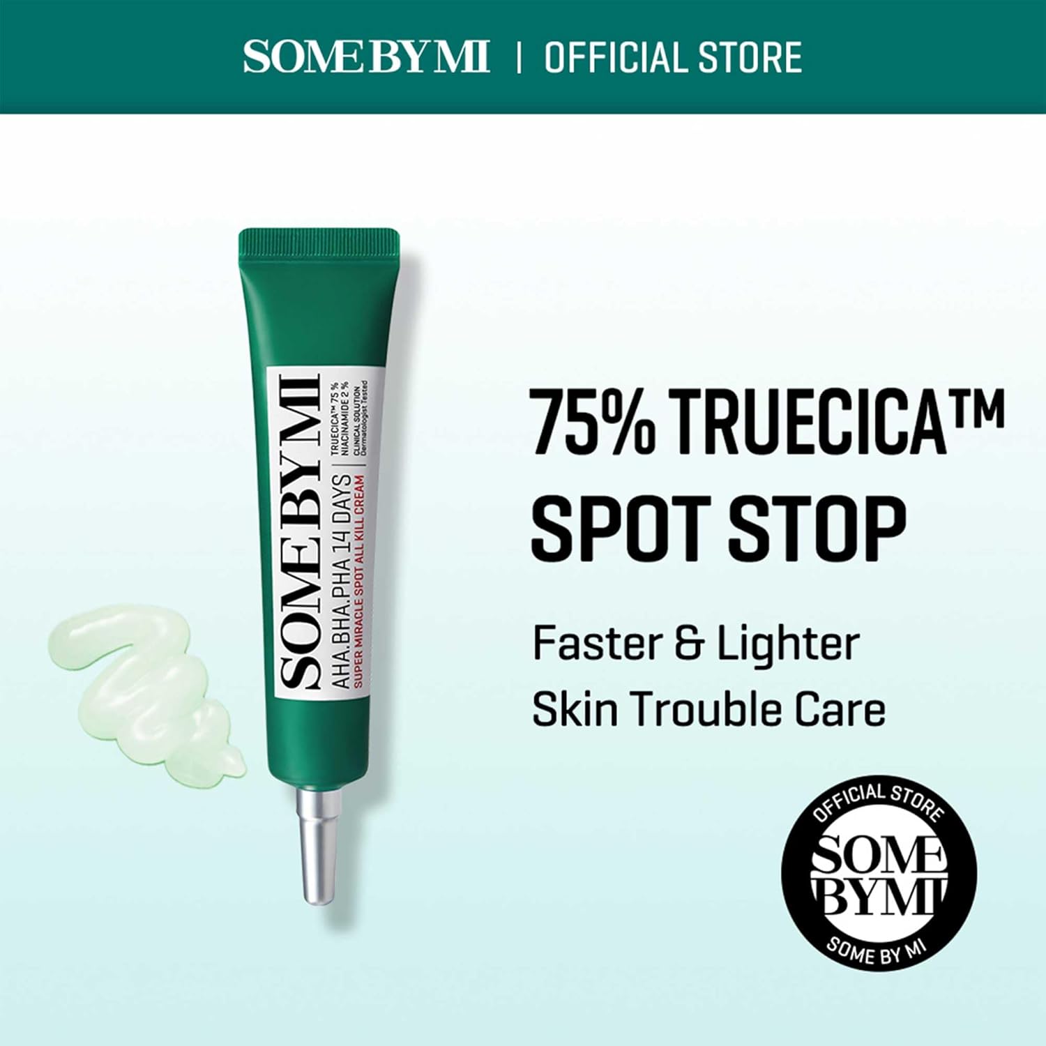 SOME BY MI Super Miracle Spot All Kill Cream – 30ml acne treatment with Truecica and niacinamide