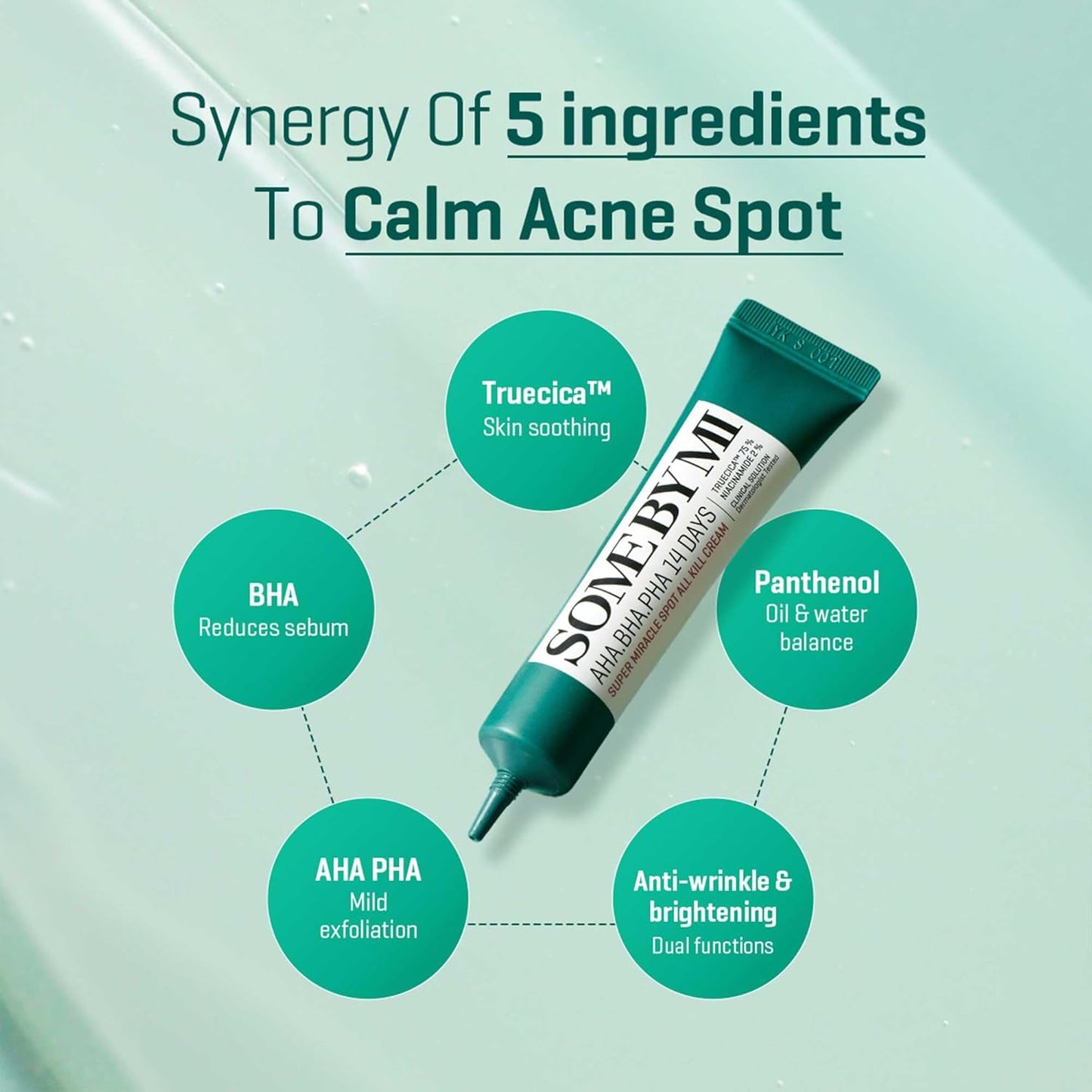 SOME BY MI Super Miracle Spot All Kill Cream – 30ml acne treatment with Truecica and niacinamide