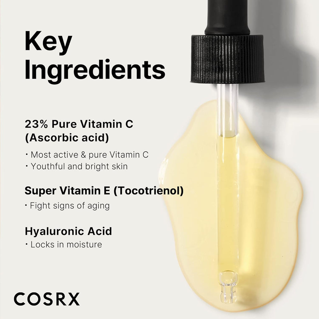 COSRX Advanced The Vitamin C 23 Serum 20ml – 23% pure vitamin C brightening serum for dark spots and glow
