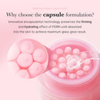 Medicube PDRN Pink Collagen Capsule Cream 55g jar with pink collagen capsules for brightening, firming and deep hydration.
