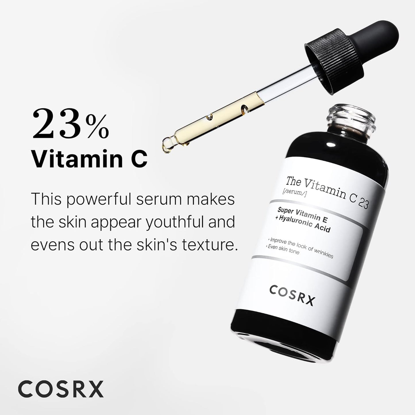 COSRX The Vitamin C 23 Serum – 20g with 23% Pure Vitamin C, Vitamin E & Hyaluronic Acid


