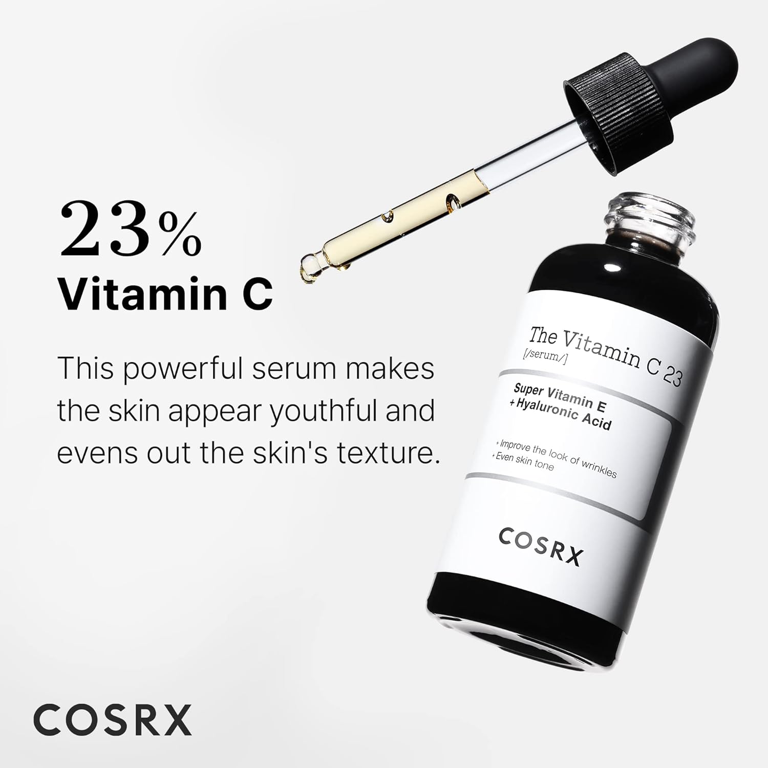 COSRX The Vitamin C 23 Serum – 20g with 23% Pure Vitamin C, Vitamin E & Hyaluronic Acid

