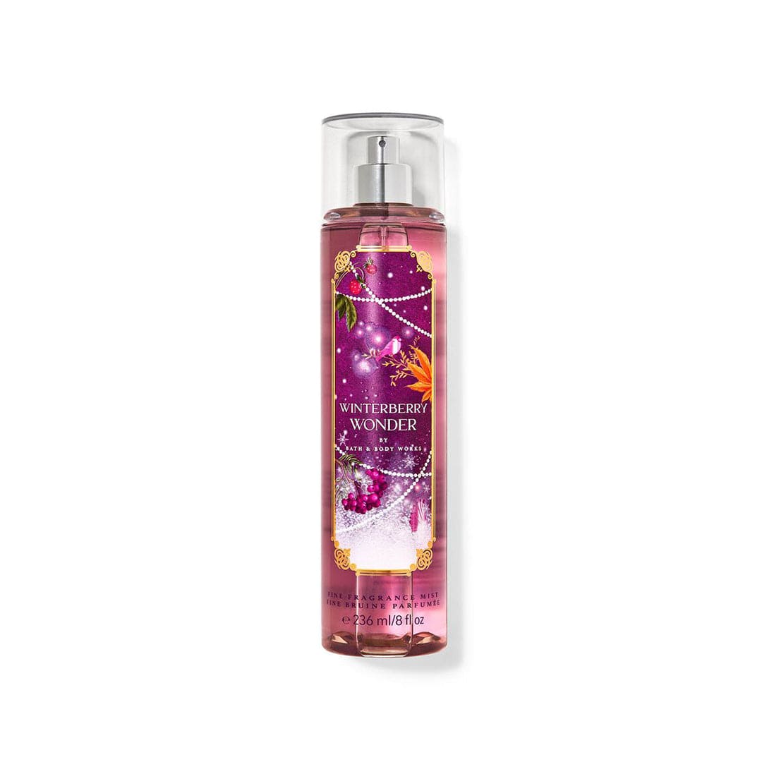 Bath & Body Works Winter Berry Wonder Fine Fragrance Mist – 236ml Packaging

