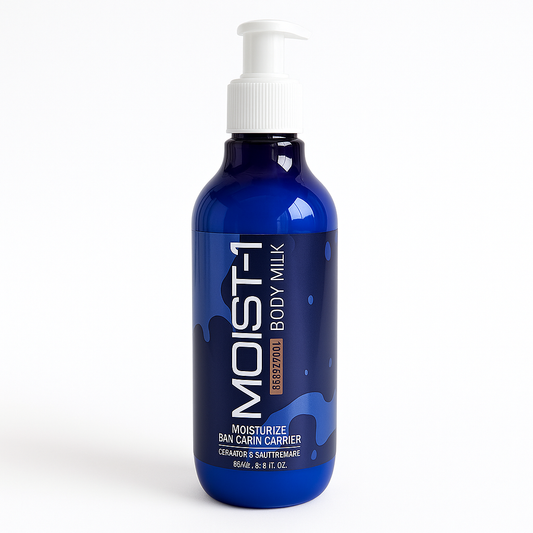 MOIST1 48 HRS Hydration Body Milk – Deep moisture body lotion for dry and sensitive skin – enriched with ceramide, hyaluronic acid, and shea butter
