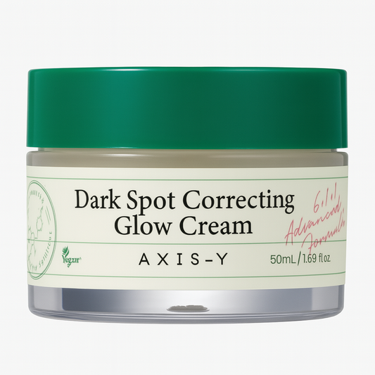 AXIS-Y Dark Spot Correcting Glow Cream – 50ml vegan niacinamide moisturizer jar