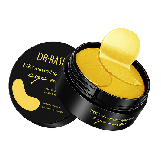 Dr.Rashel 24K Gold Collagen Hydrogel Eye Mask – 60 Pcs Packaging