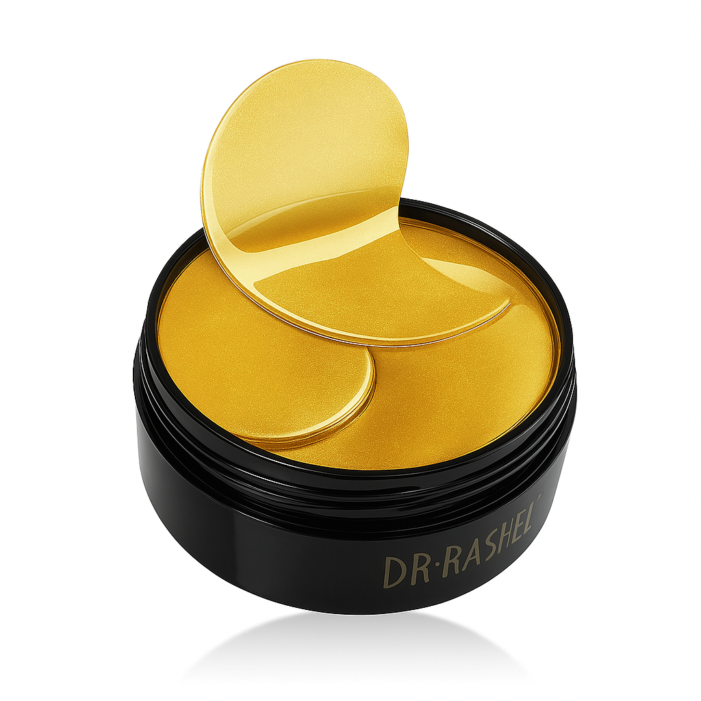 Dr.Rashel 24K Gold Collagen Hydrogel Eye Mask – 60 Pcs Packaging