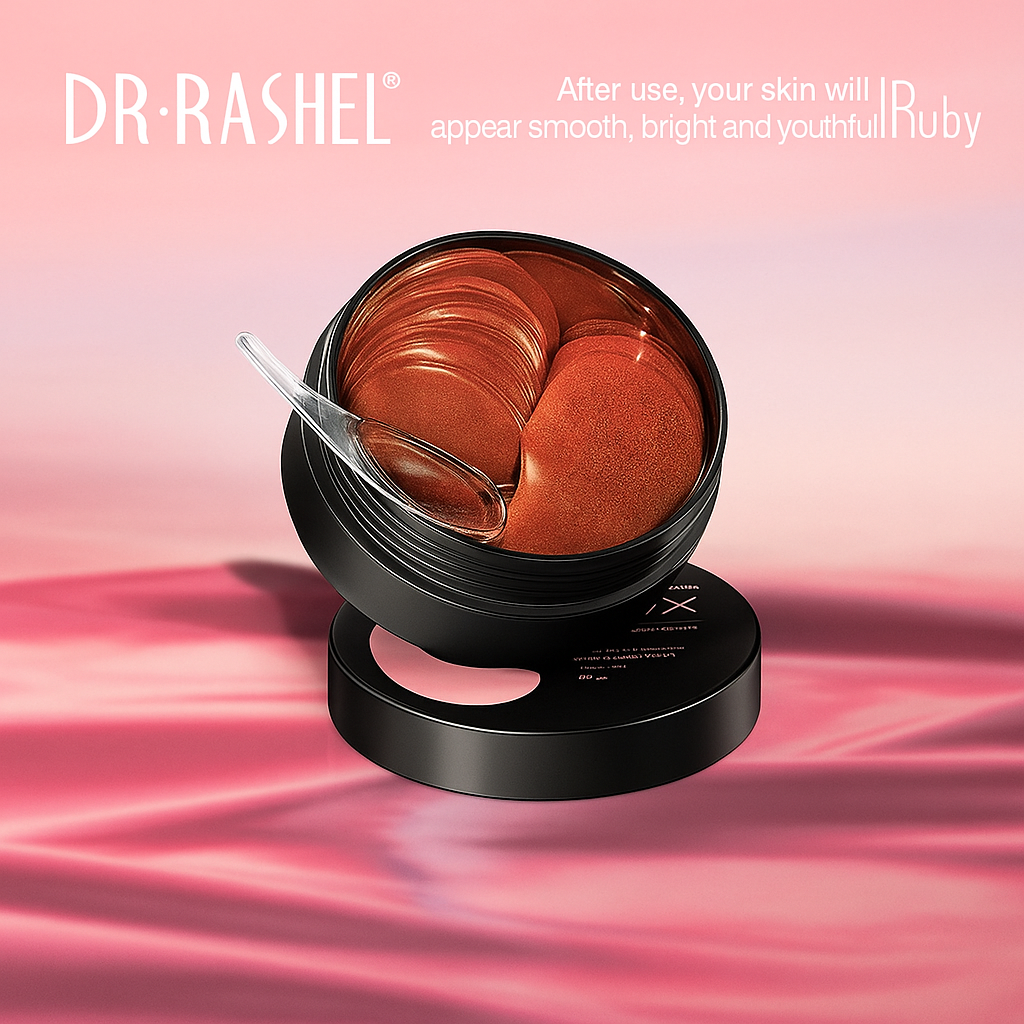 Dr.Rashel Ruby Nutrition Hydrogel Eye Mask – 60 Pcs Packaging