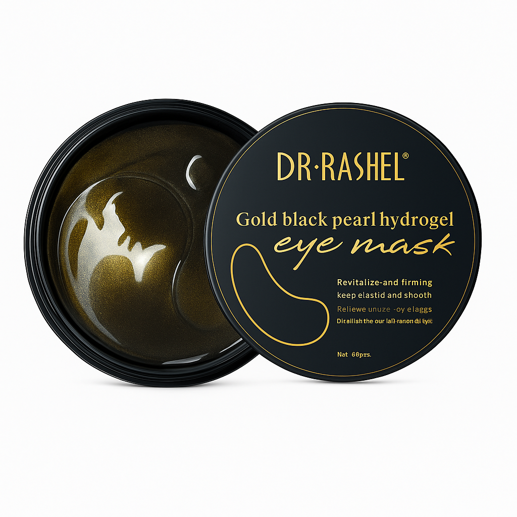 Dr.Rashel Skin Care Gold Black Pearl Hydrogel Eye Mask – 60pcs Packaging