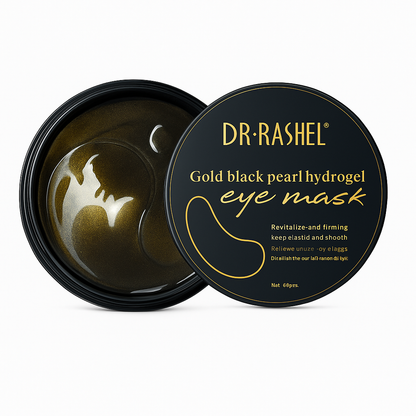 Dr.Rashel Skin Care Gold Black Pearl Hydrogel Eye Mask – 60pcs Packaging