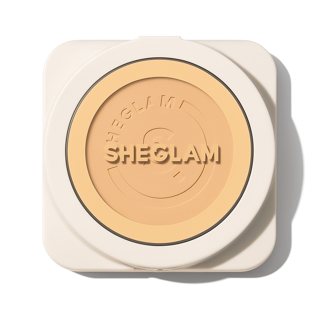 SHEGLAM Skin-Focus High Coverage Powder Foundation – Fair compact packaging