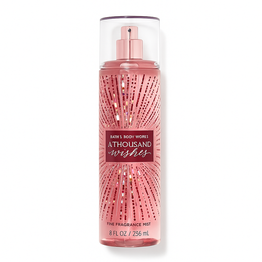 Bath & Body Works A Thousand Wishes Fine Fragrance Mist – 236ml spray bottle packaging