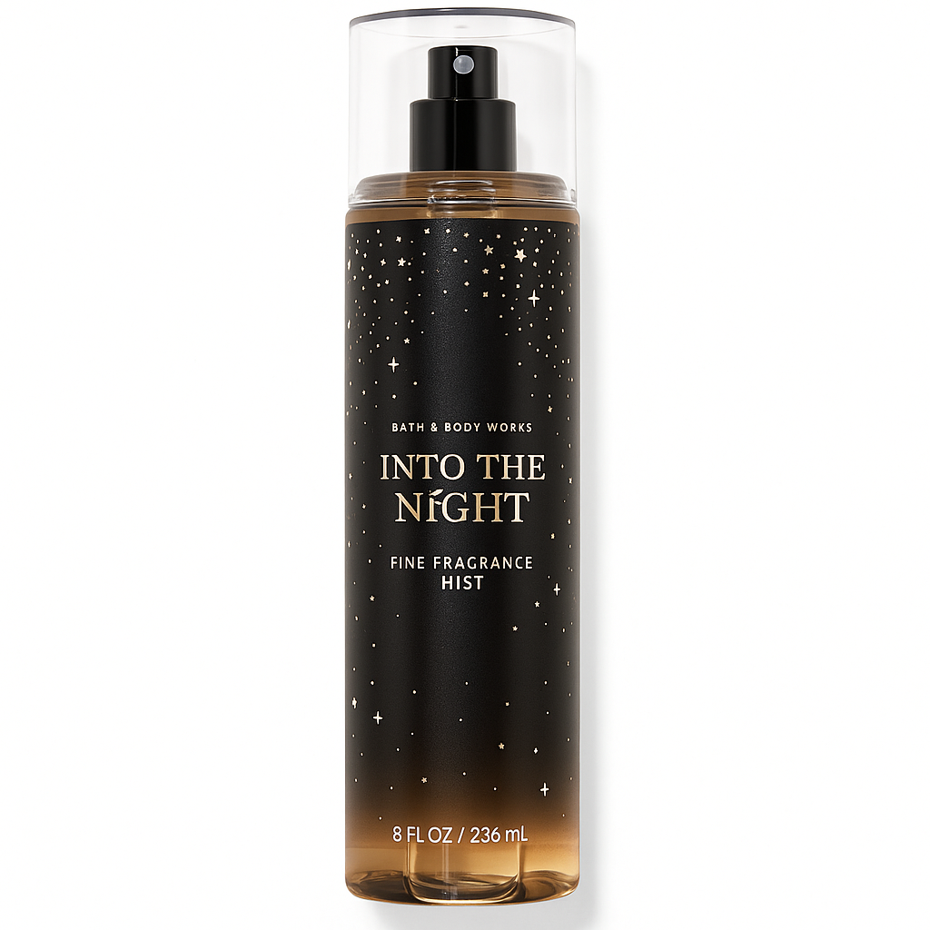 Bath & Body Works Into The Night Fine Fragrance Mist – 236ml spray bottle packaging