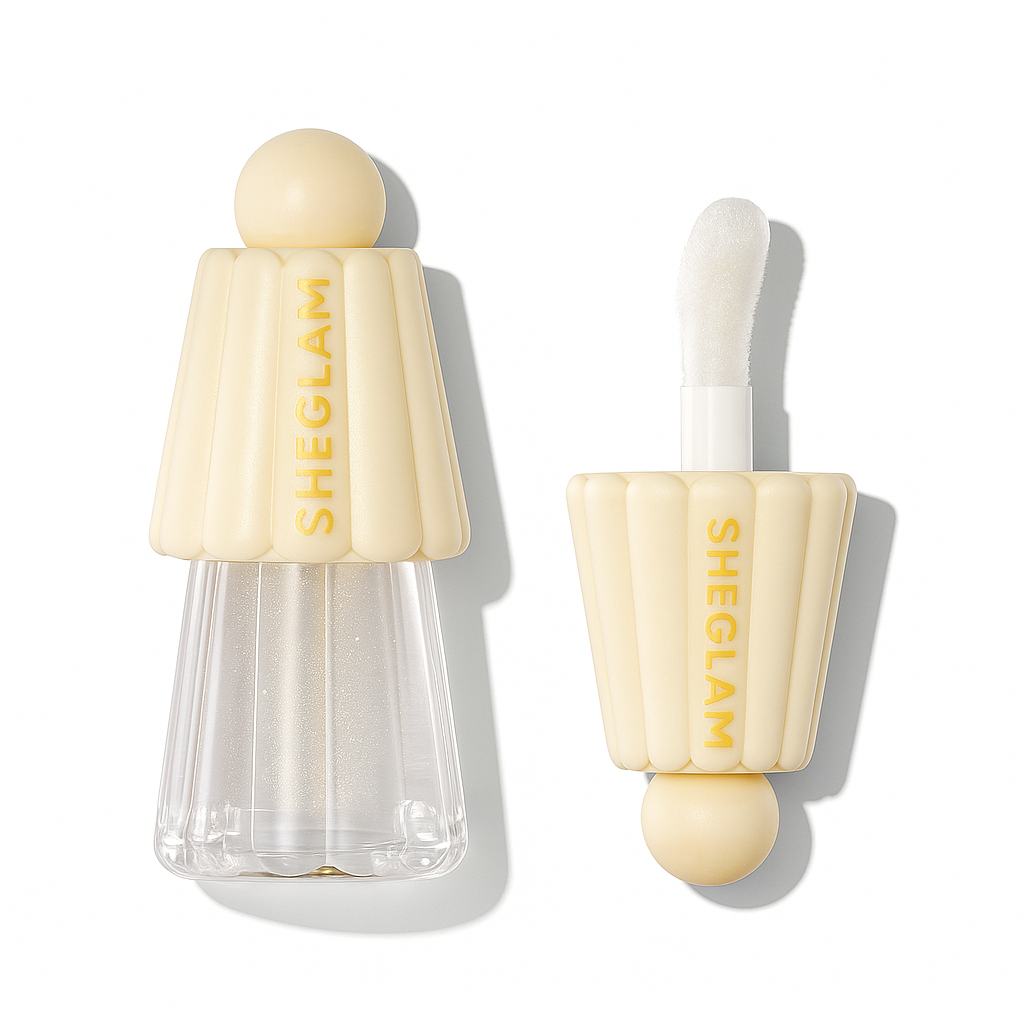 SHEGLAM Jelly Wow Hydrating Lip Oil – Strike Gold tube packaging