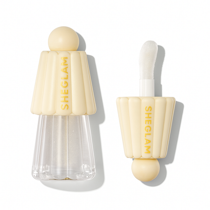 SHEGLAM Jelly Wow Hydrating Lip Oil – Strike Gold tube packaging